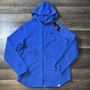 Under Armour UCLA Bruins Full Zip Hoodie Jacket Blue Men’s Medium NWT